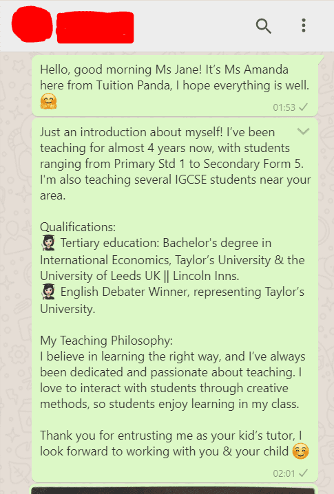 Part Time Tuition Teacher Johor Bahru